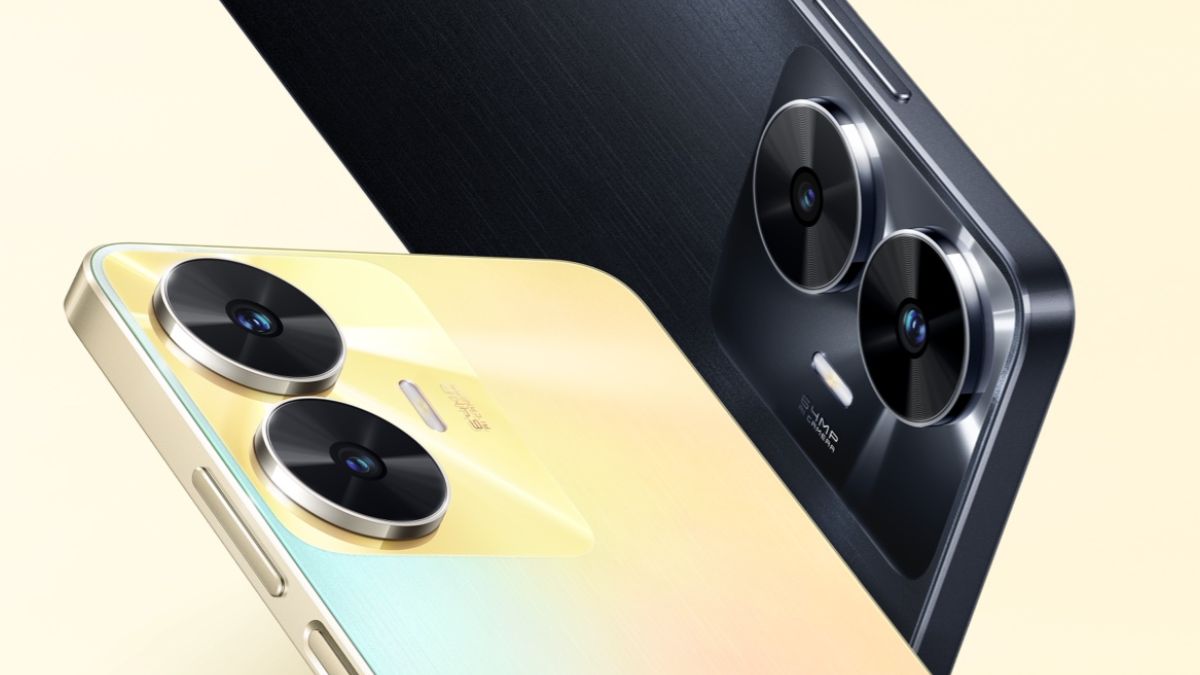 First Look: पंच-होल कटआउट के साथ Realme C55 में मिलेगा Dynamic Island ...